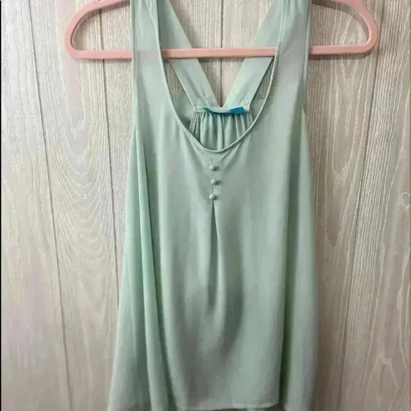 Buttons Mint Green Top With Bow Size M - Picture 1 of 4